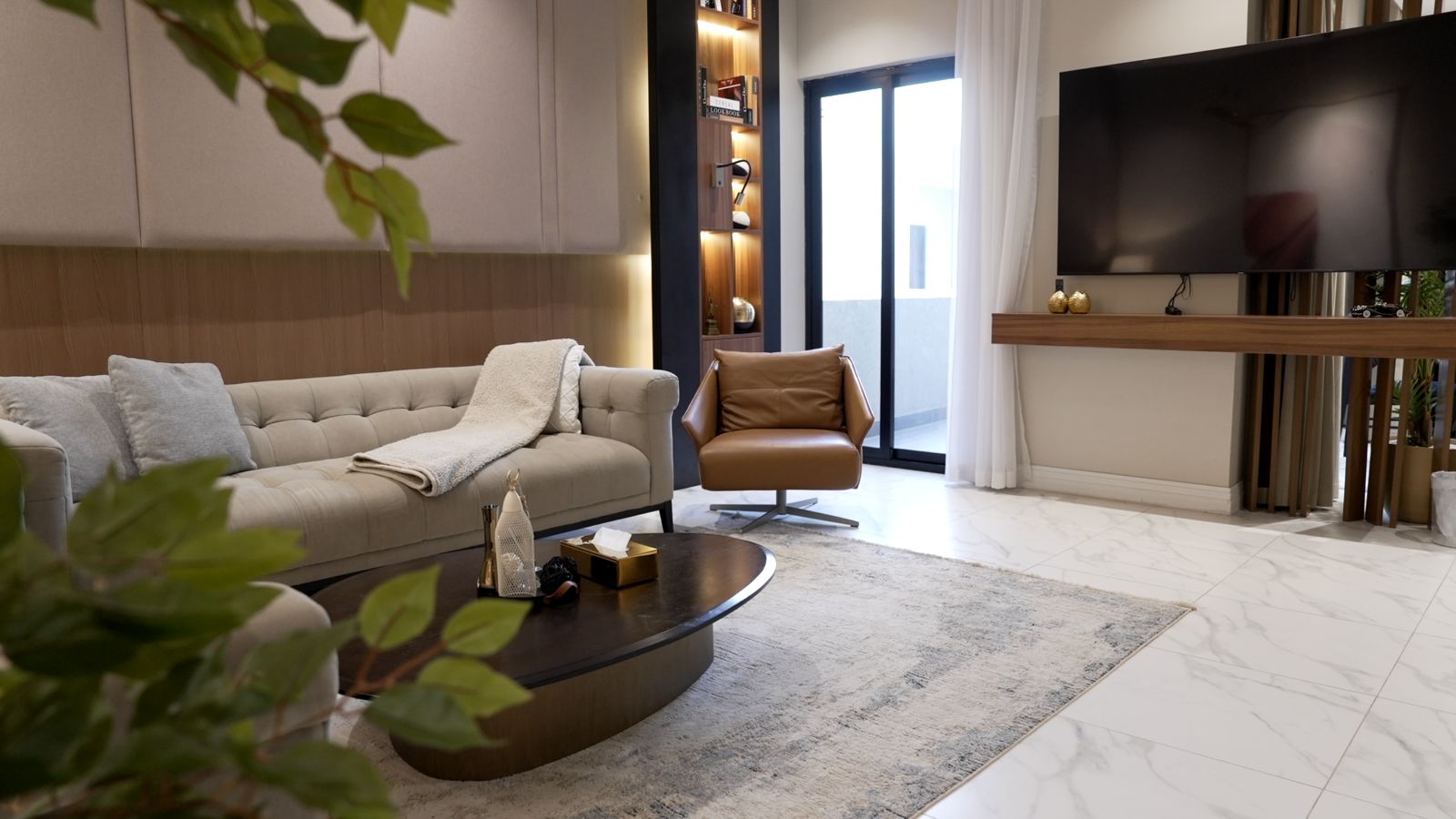 غرفة معيشة حديثة